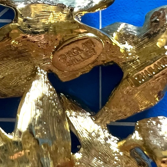 Nolan Miller 5 butterfly necklace slide 2 way EUC - Picture 8 of 9